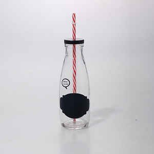 Transparent Printed Glass Bottle