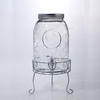 Glass Beverage Dispenser With Stand