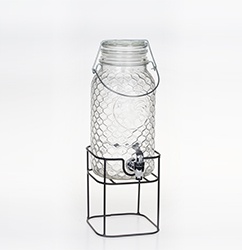 Bayonet glass beverage dispenser Product Style1