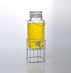 Bayonet glass beverage dispenser Product Style5