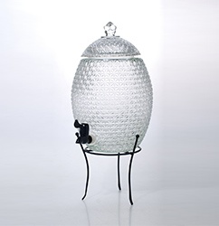 Pineapple glass beverage dispenser-Product Style