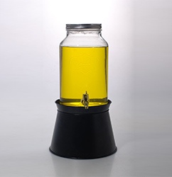 Cylindrical glass beverage dispenser- Product Style3