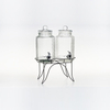 Octagonal Glass Beverage Dispenser