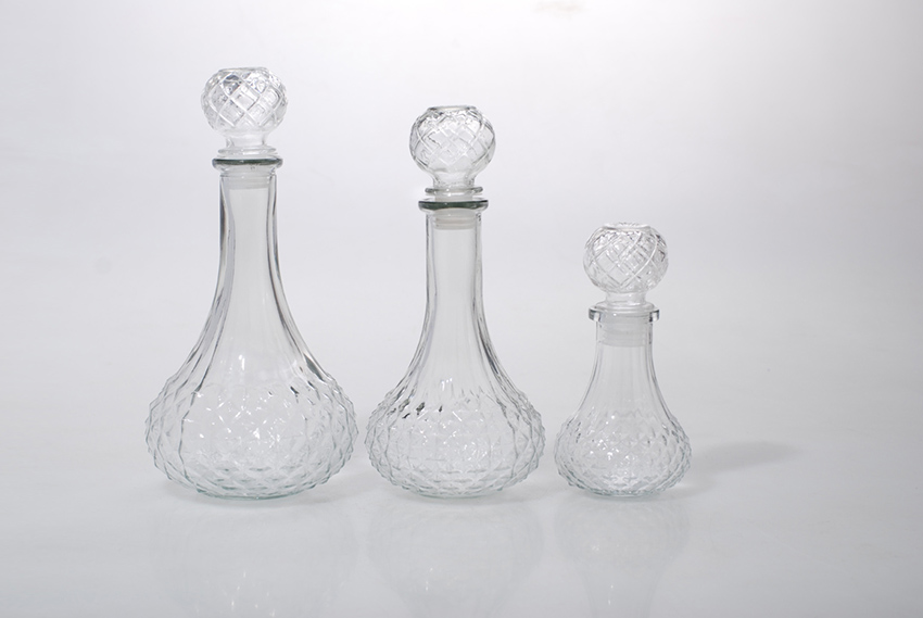 8517 800ML Transparent Glass Decanter