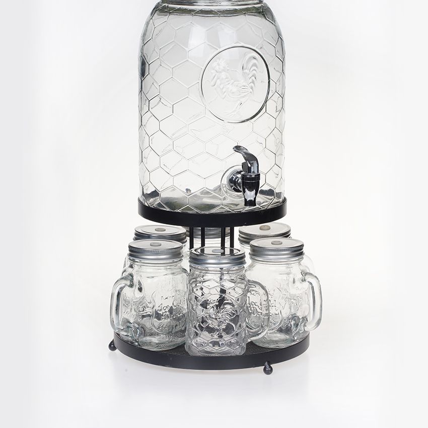 Glass Beverage Dispenser With Stand-1_1