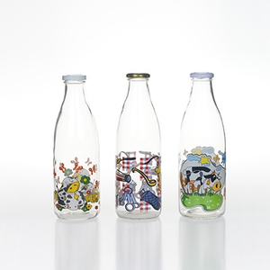 1ltr Glass Milk Bottles