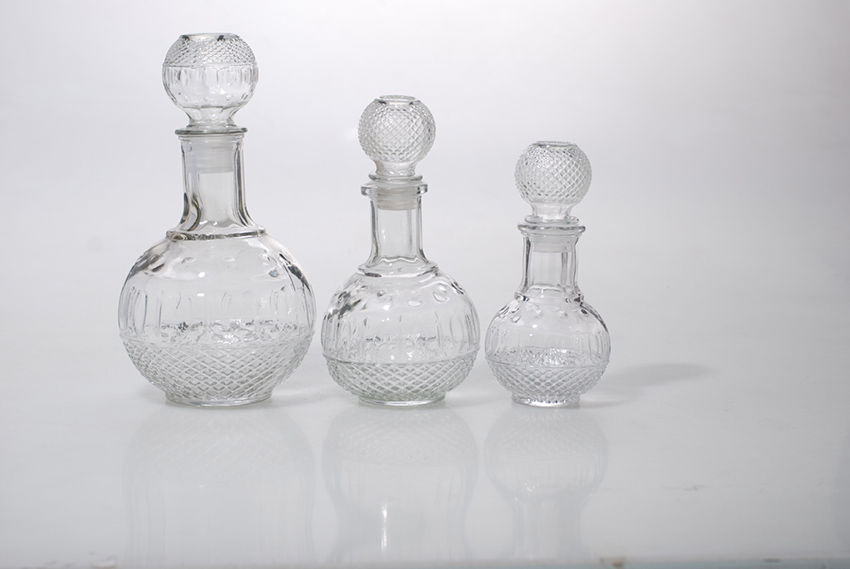 8508 1L Transparent Glass Decanter