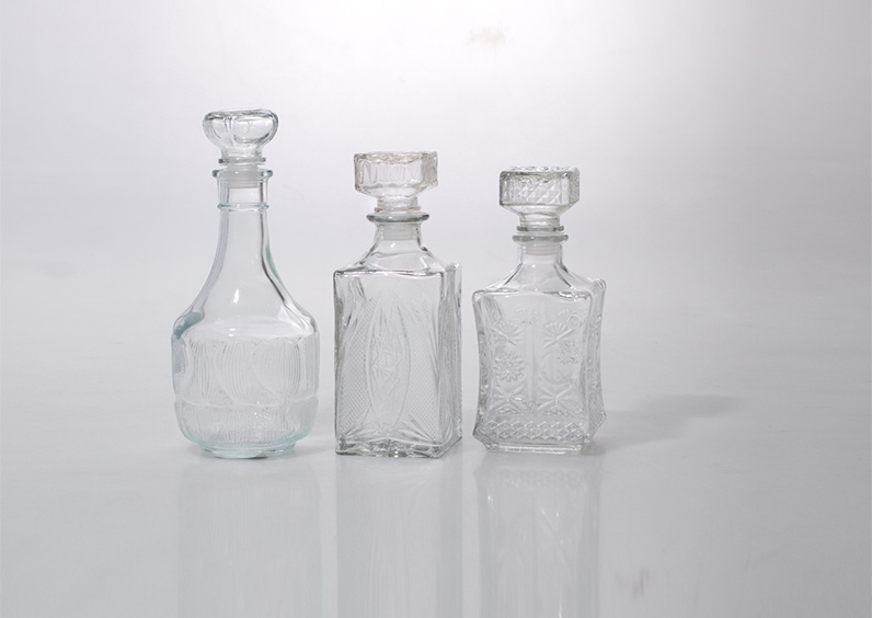 854801 1000ml Transparent Glass Decanter