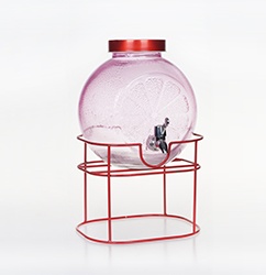 Lemon glass beverage dispenser- Product Style