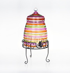 Horizontal glass beverage dispenser- Product Style1