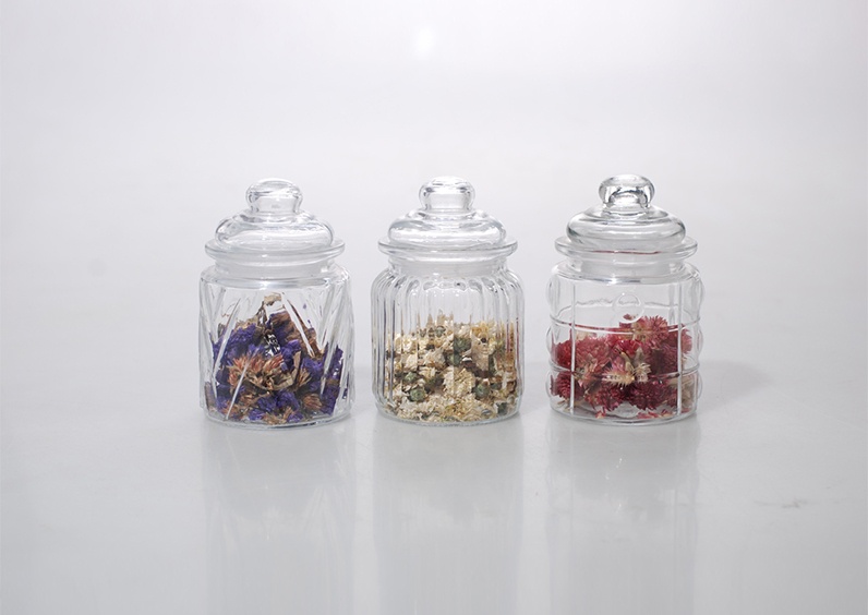 Glass Storage Jar With Lid (4)