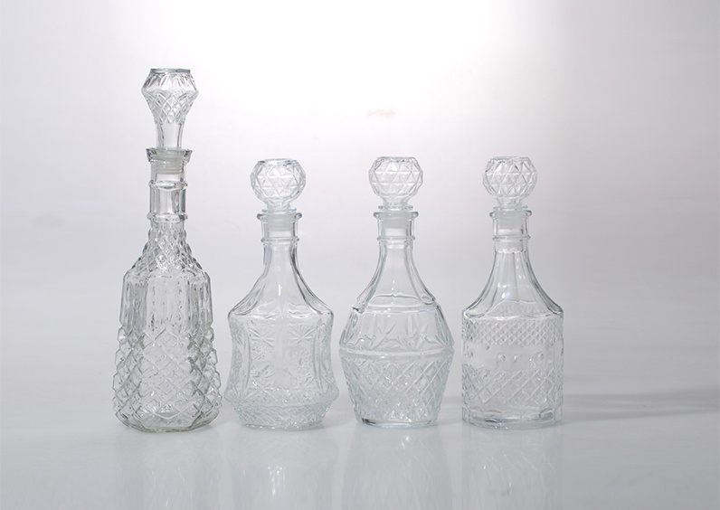 851401 1000ML Transparent Glass Decanter