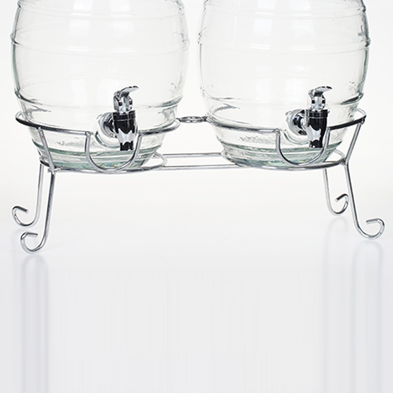 Spherical bottle glass beverage dispenser- Product Specification2