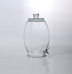 Star anise glass beverage dispenser- Product Style