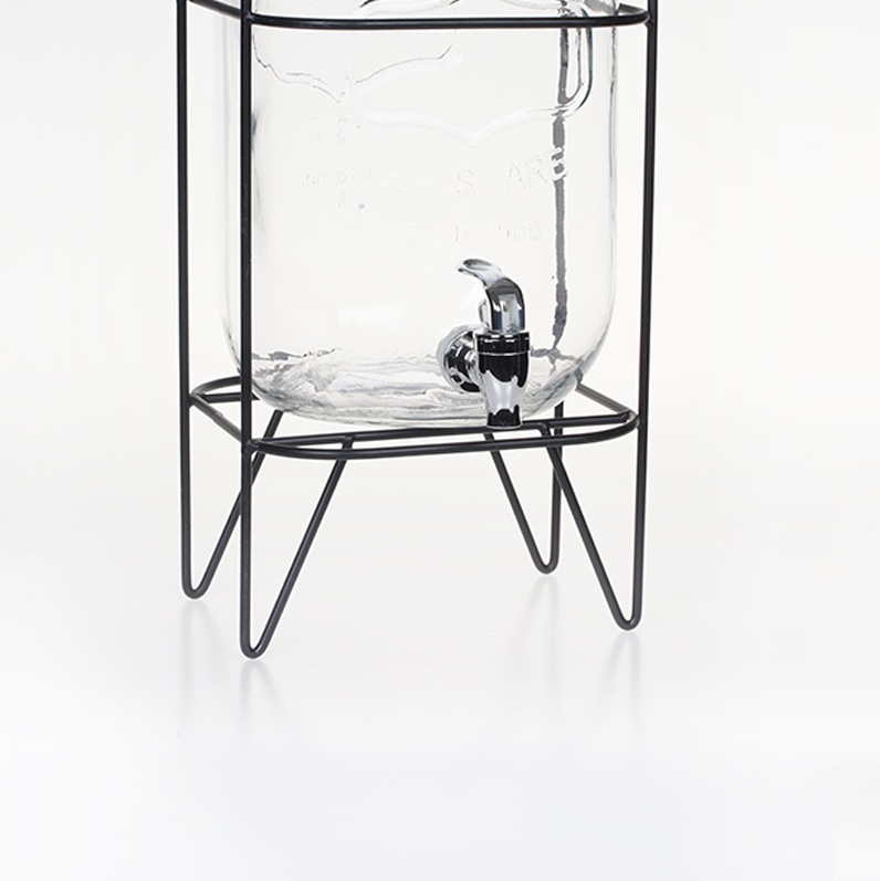 Square glass beverage dispenser-Product Specification1