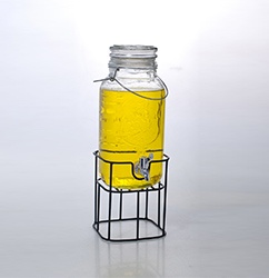 Bayonet glass beverage dispenser Product Style4