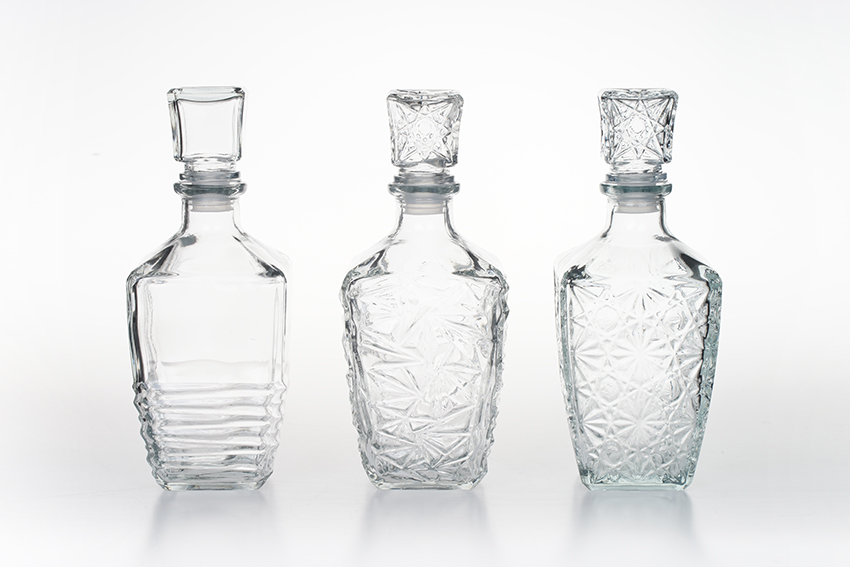 8501 800ml Transparent Glass Decanter-6