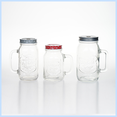 Glass Beverage Jar