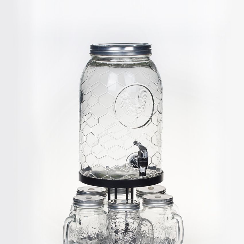 Glass Beverage Dispenser With Stand-1_2