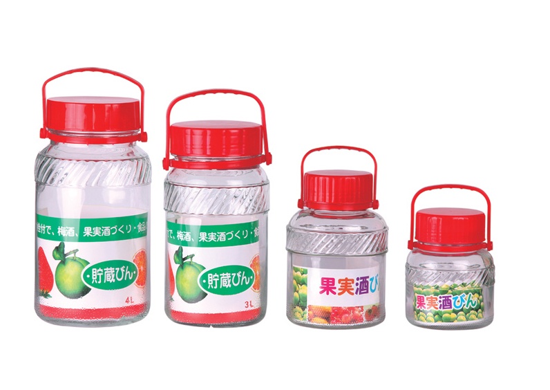 EP01 20L Transparent Glass Beverage Jar