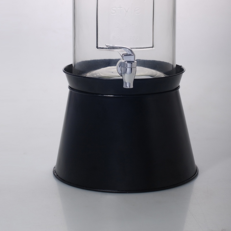 Cylindrical glass beverage dispenser- Product Specification1