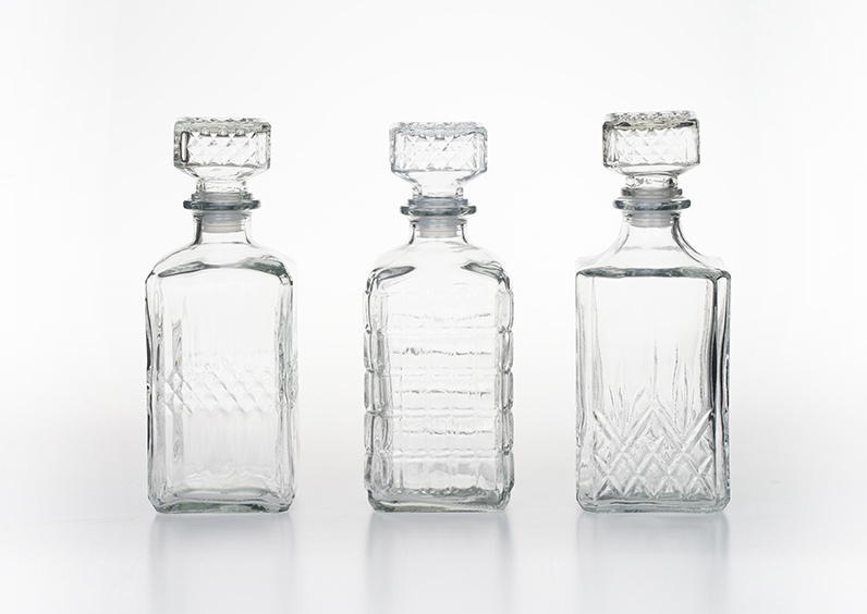 850401 1L Transparent Glass Decanter(3)