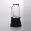 Cylindrical Glass Beverage Dispenser