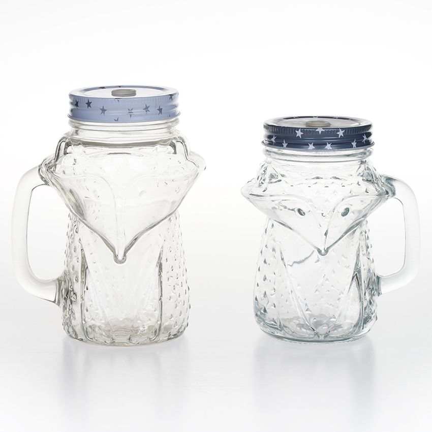 Glass Mason Jar EMJ072-1-3