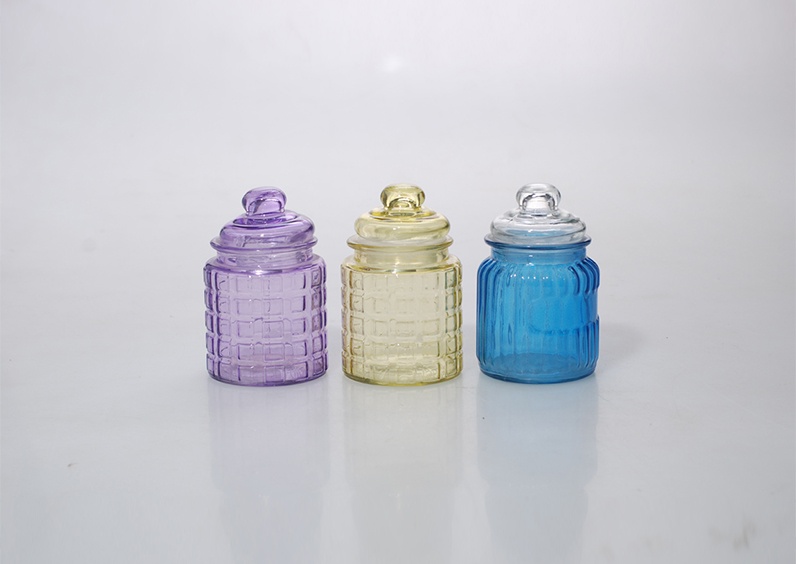 Glass Storage Jar With Lid (5)