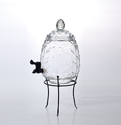 Pineapple glass beverage dispenser-Product Style3