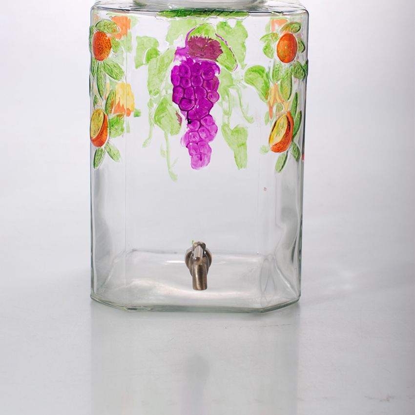 Glass Beverage Dispenser With Stainless Steel Spigot-4_1