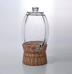 Star anise glass beverage dispenser- Product Style1